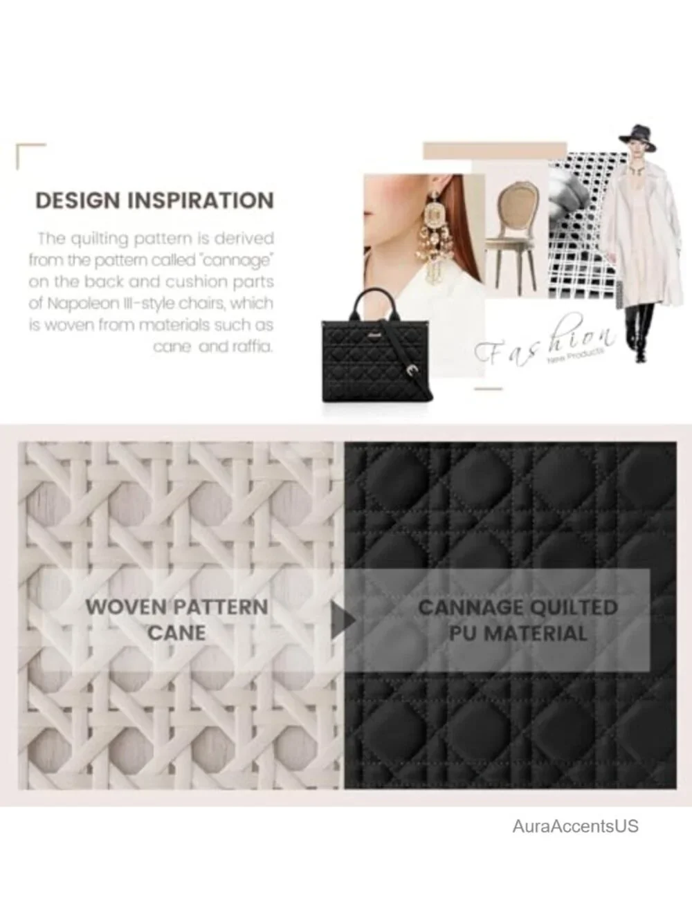PU Leather Top Handle Handbag Purse with Shoulder Strap